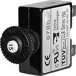 Blue Sea Systems Circuit Breaker Push Button QC 15A