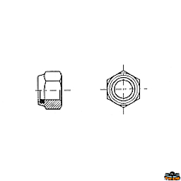 S.S. ЗАКОНТРЯЩА ГАЙКА ф10mm