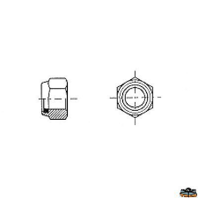 S.S. ЗАКОНТРЯЩА ГАЙКА ф10mm